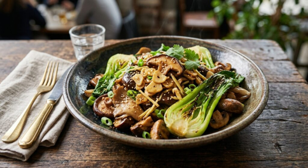 Germanium-Supporting Garlic and Mushroom Stir-Fry: A Mineral-Rich Feast for Cellular Health